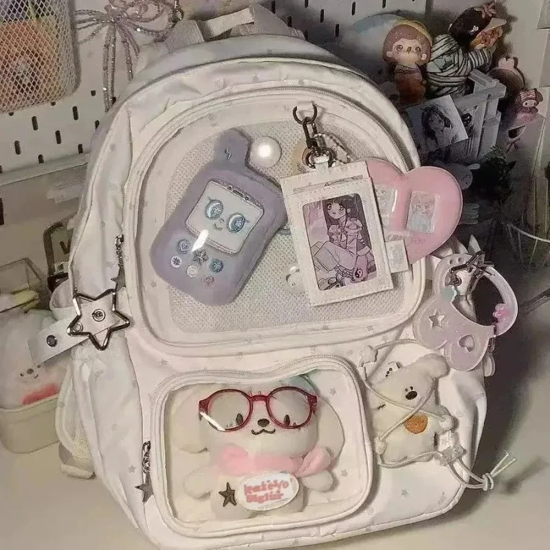 nouveau japonais y2k filles bande dessinée convent mode ita sac poupées sac bricolage sacs sac d'école grande capacité femmes sac à dos sac de voyage