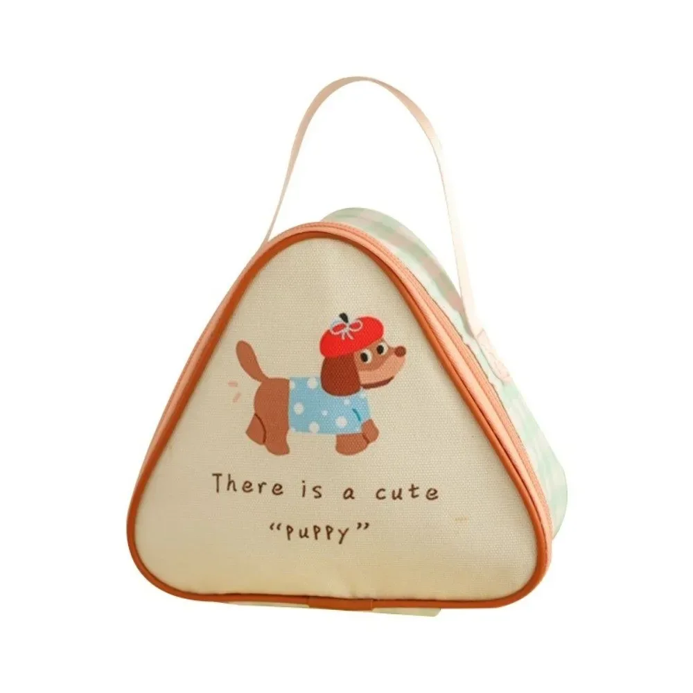 sac isotherme pour petit-déjeuner en tissu oxford, avec feuille d'aluminium épaissie, imprimé animal, sac fourre-tout thermique pour aliments, imprimé dessin animé, à porter à la main