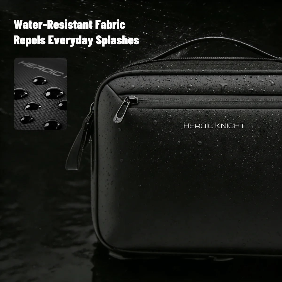 trousse de toilette portable hk étanche pour hommes et femmes – sac de voyage pour articles essentiels de sport, organisateur de maquillage et cosmétiques, sac à main de beauté