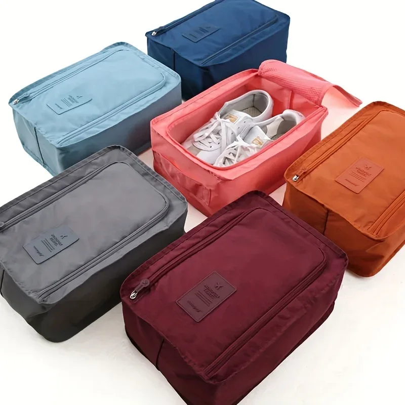 Petit sac à chaussures pliable Portable, sac de rangement de voyage, sac de rangement de chaussures multifonctionnel étanche, sac à chaussures de voyage de plage
