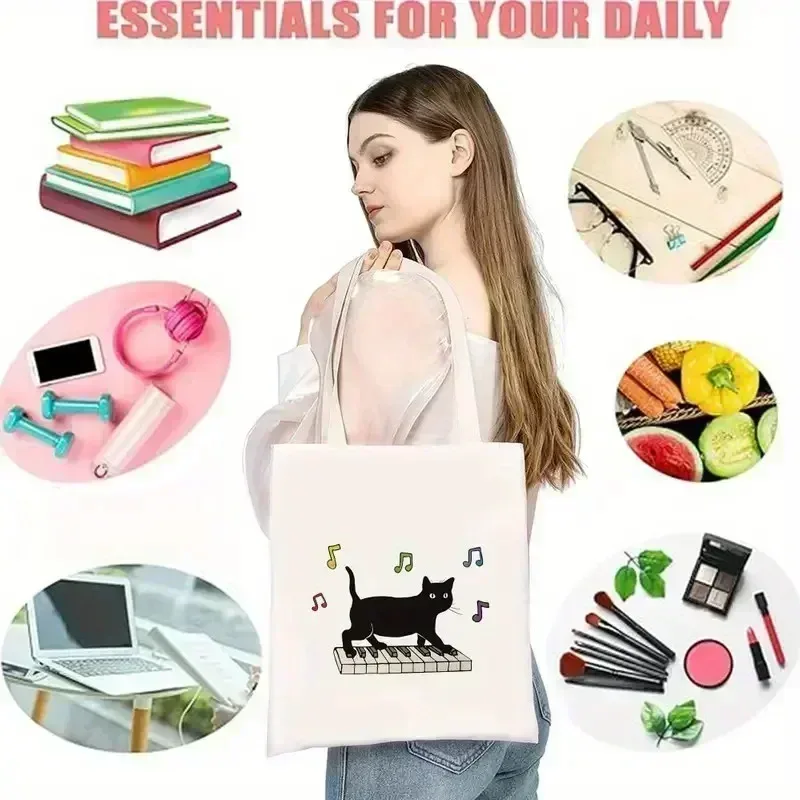 sac fourre-tout de nuit de bingo coloré et élégant, grande capacité, thème de bingo ludique, parfait pour les fêtes, les voyages et le shopping, cadeau de bingo