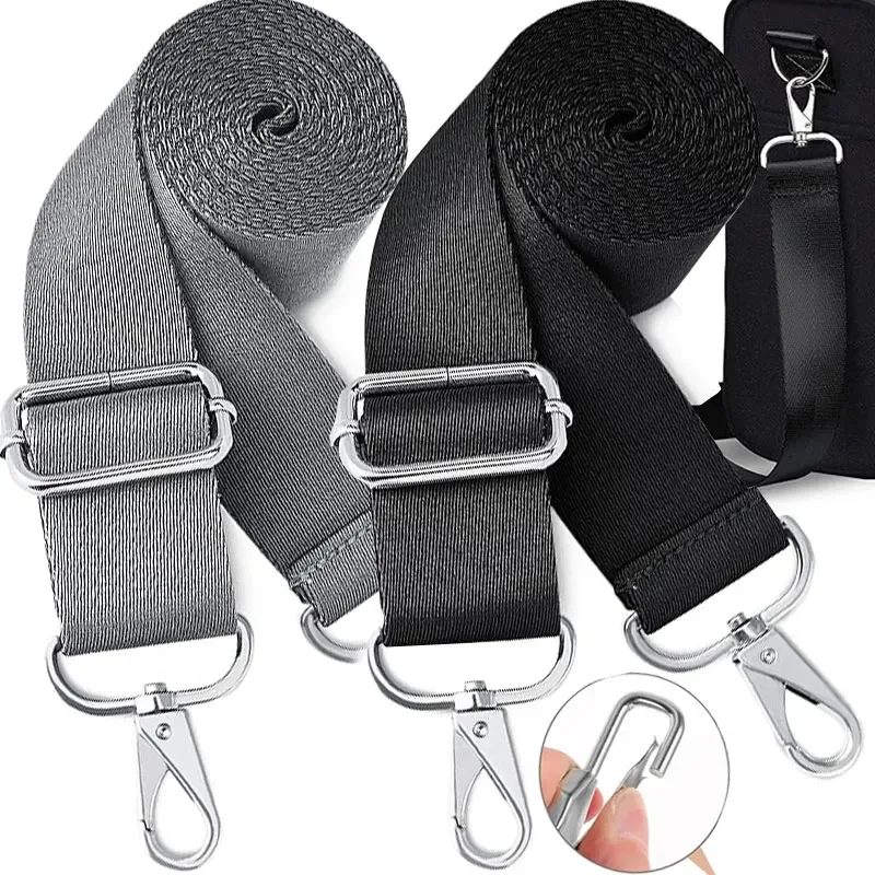 Sangle de sac à bandoulière de remplacement pour porte-documents pour hommes et femmes, sangle réglable noire, accessoires de sac, nouvelle collection 2025