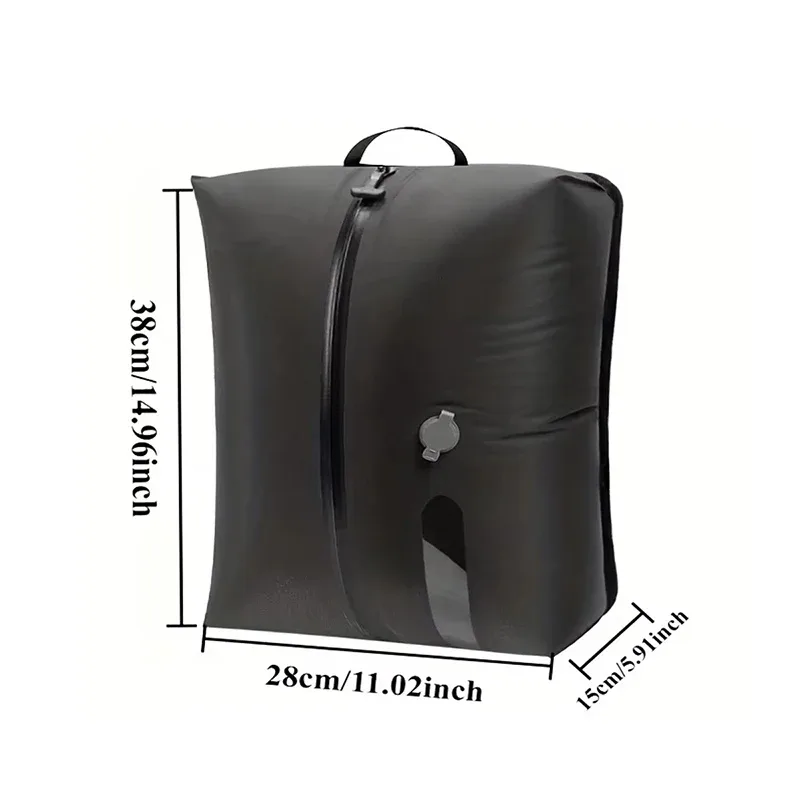 sacs sous vide professionnels pour bagages de voyage, sac de compression sous vide, sac sous vide réutilisable, gain de place 60%, sac scellé sous vide de voyage