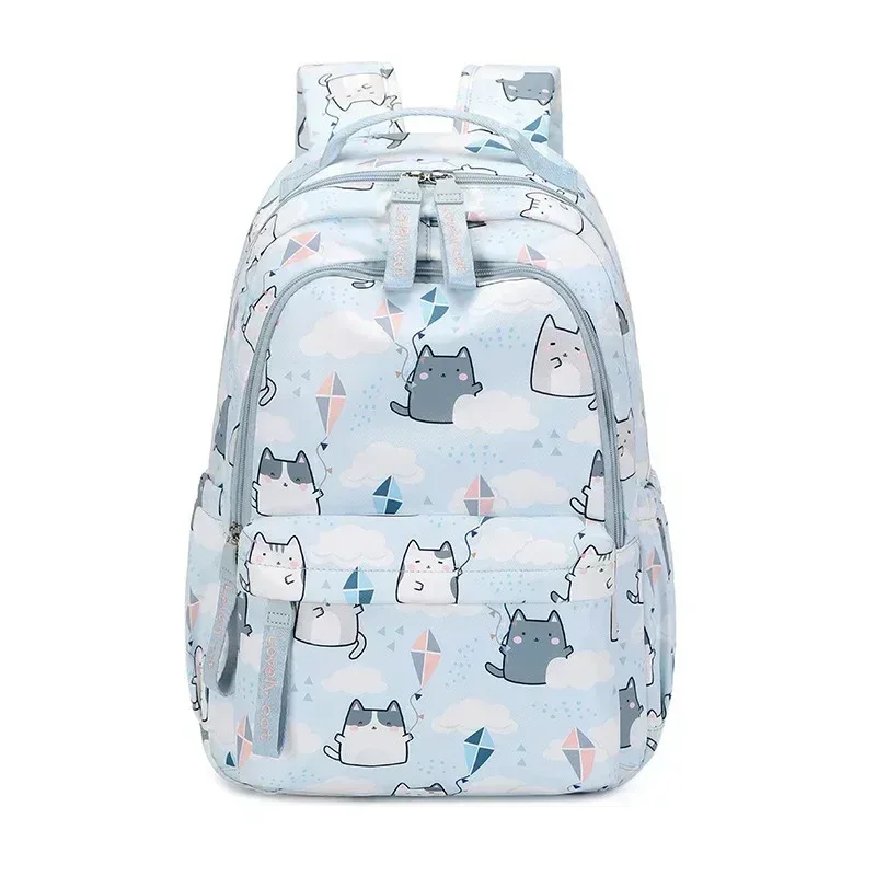 sacs d'école pour filles : sac à dos et sac à main mignons à imprimé chat, sac à dos kawaii pour enfants, rentrée scolaire 2026, mochila escolar