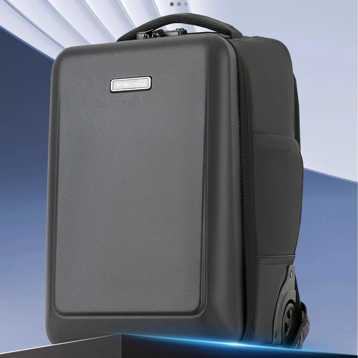 nouvelle valise trolley rigide élégante, sac à dos multifonctionnel, bagage cabine, valise de voyage