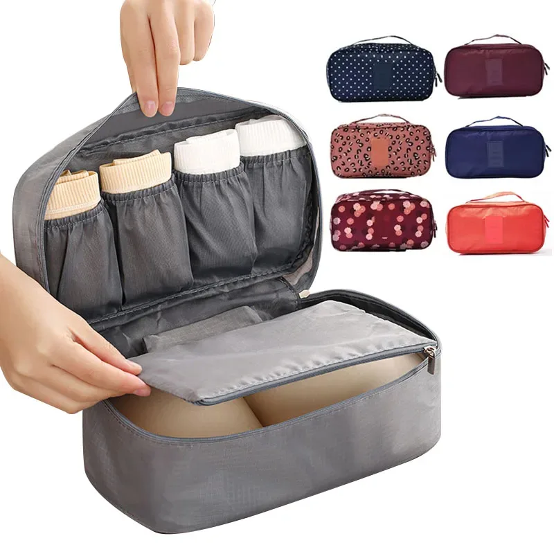 SNUGUG Sac de rangement portable pour sous-vêtements, léger, anti-poussière, organisateur multifonctionnel, sac de voyage pour soutien-gorge