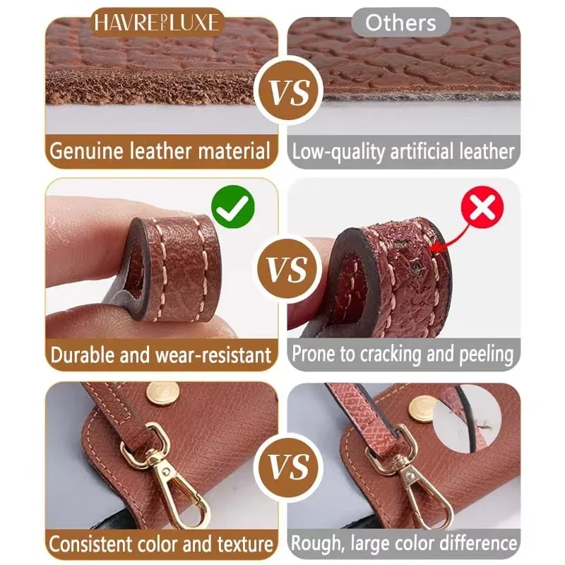 sangle de remplacement en cuir pour sac à bandoulière, kit de conversion réglable pour sacs longchamp le pliage mini pouch