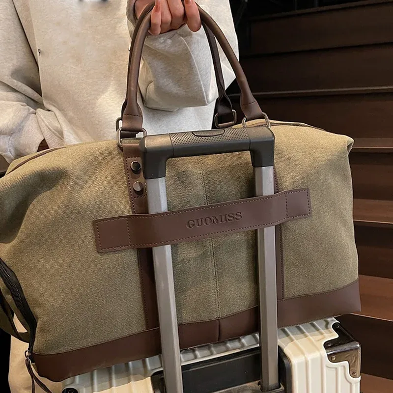 sac de voyage en toile, grand sac à bandoulière, sac de rangement pour chaussures, sac à main, bagage de voyage extérieur, sac de transport