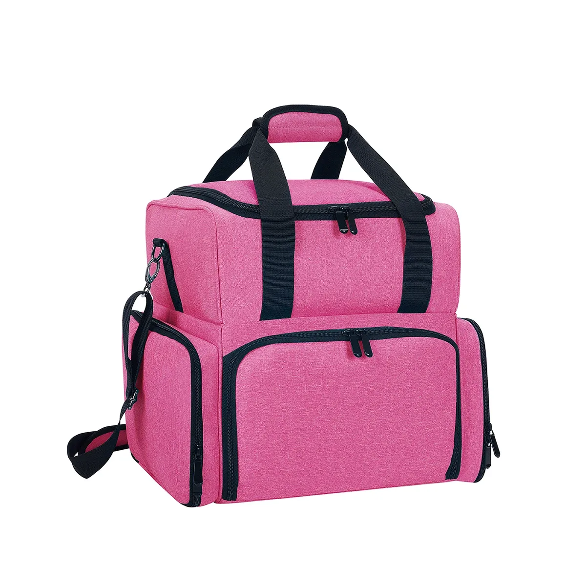 étui de rangement de vernis à ongles de grande capacité, 80 bouteilles, rangement de voyage portable avec 2 sacs amovibles et essentiel pour femmes