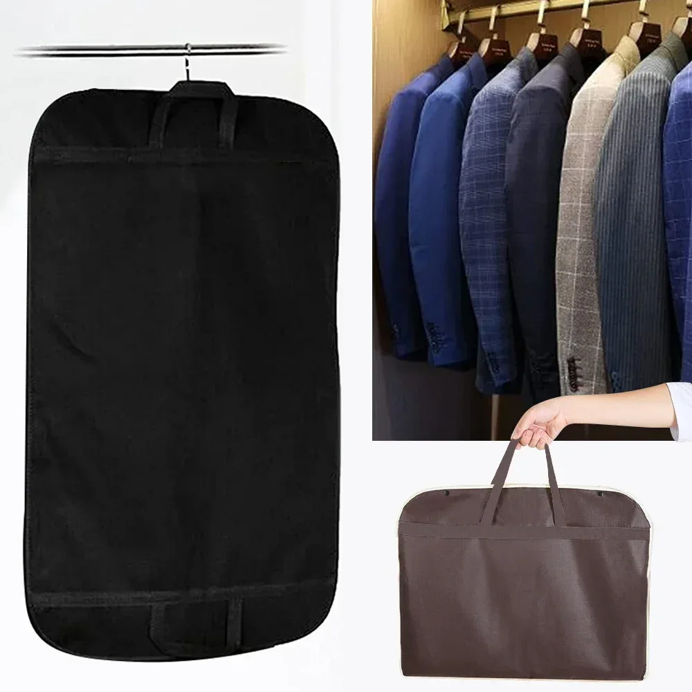 Sac de protection de vêtement anti-poussière, housse de vêtements entièrement fermée avec fermeture éclair, sacs à vêtements suspendus, sac de rangement de vêtements Durable