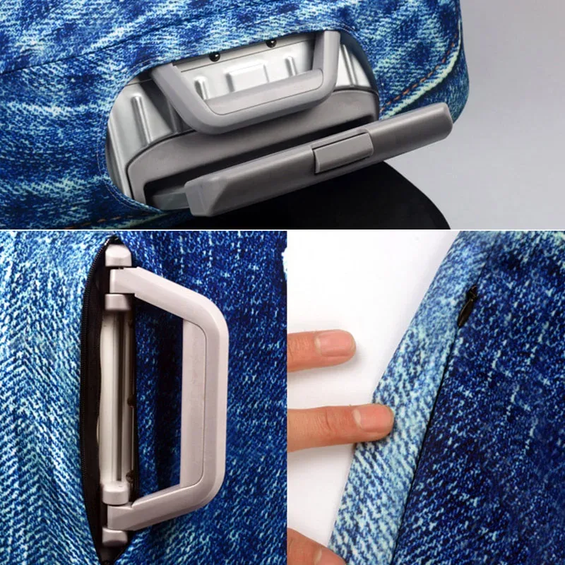 housse de protection élastique pour bagages, housse de protection contre la poussière, étui de coffre pour chariot de 18 à 32 pouces, accessoires de voyage