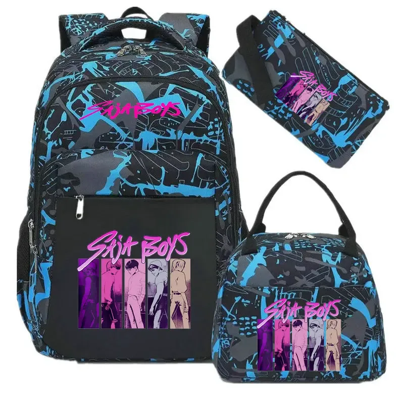 sacs d'école décontractés kpop demon hunter pour garçons et filles, sac à dos étanche de grande capacité pour ordinateur portable, sac à dos de voyage mochilas