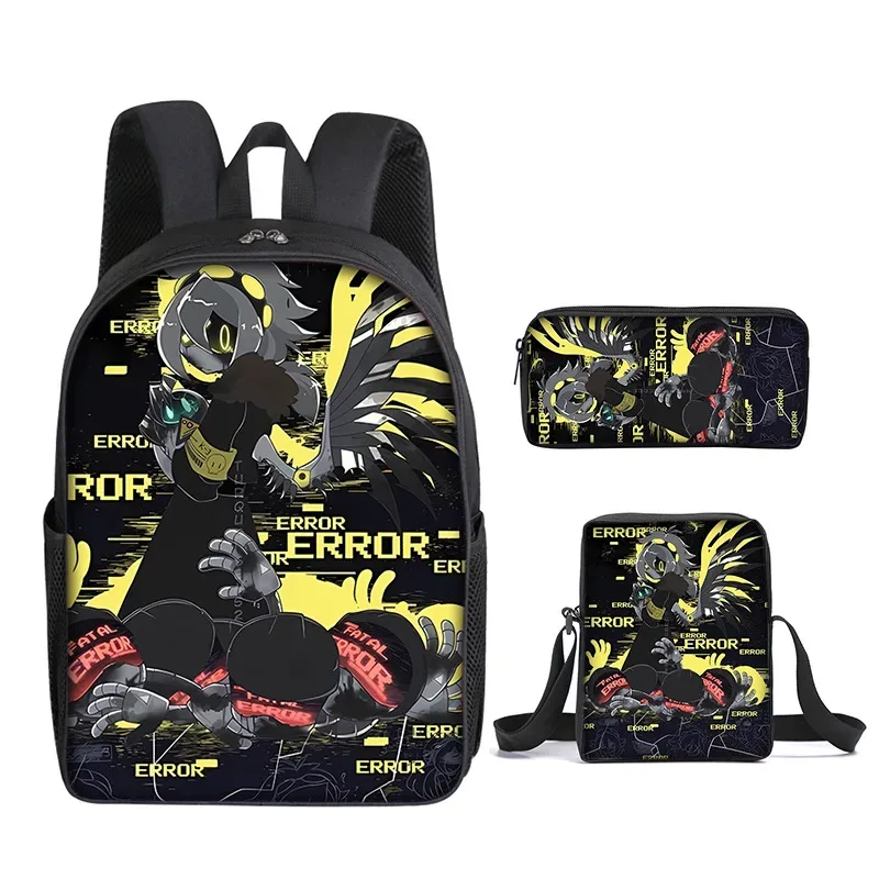 populaire jeune nouveauté meurtre drones impression 3d 3 pièces/ensemble étudiant sacs de voyage sac à dos pour ordinateur portable sac à dos sac à bandoulière trousse à crayons