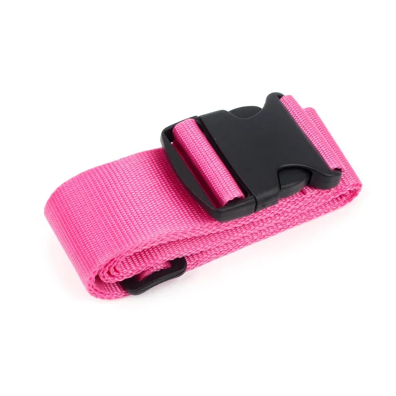 sangles de bagages de forme droite pour valise ceinture de bagage en polyester avec boucle de dégagement réglable, accessoire de voyage