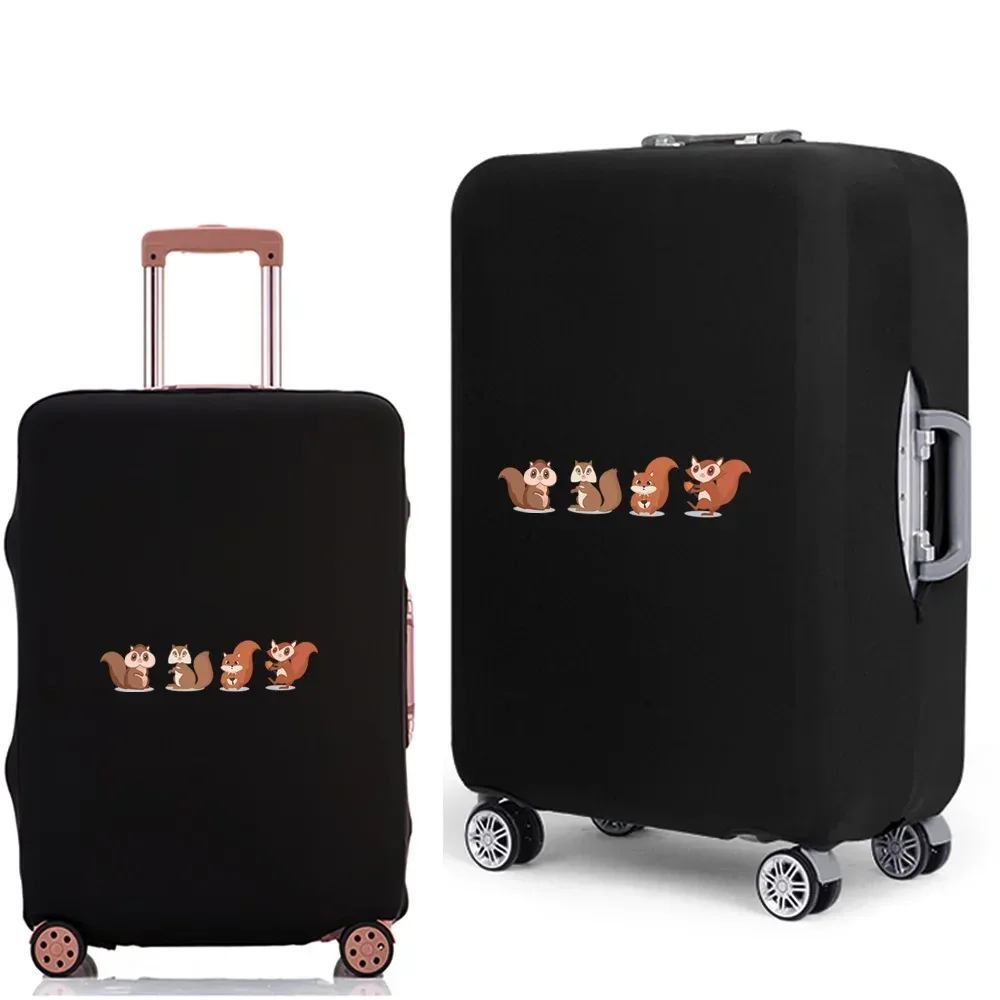 housse de protection pour bagages, étui anti-poussière élastique épais pour valises de voyage de 18 à 28 pouces, accessoires de voyage imprimés de dessins animés