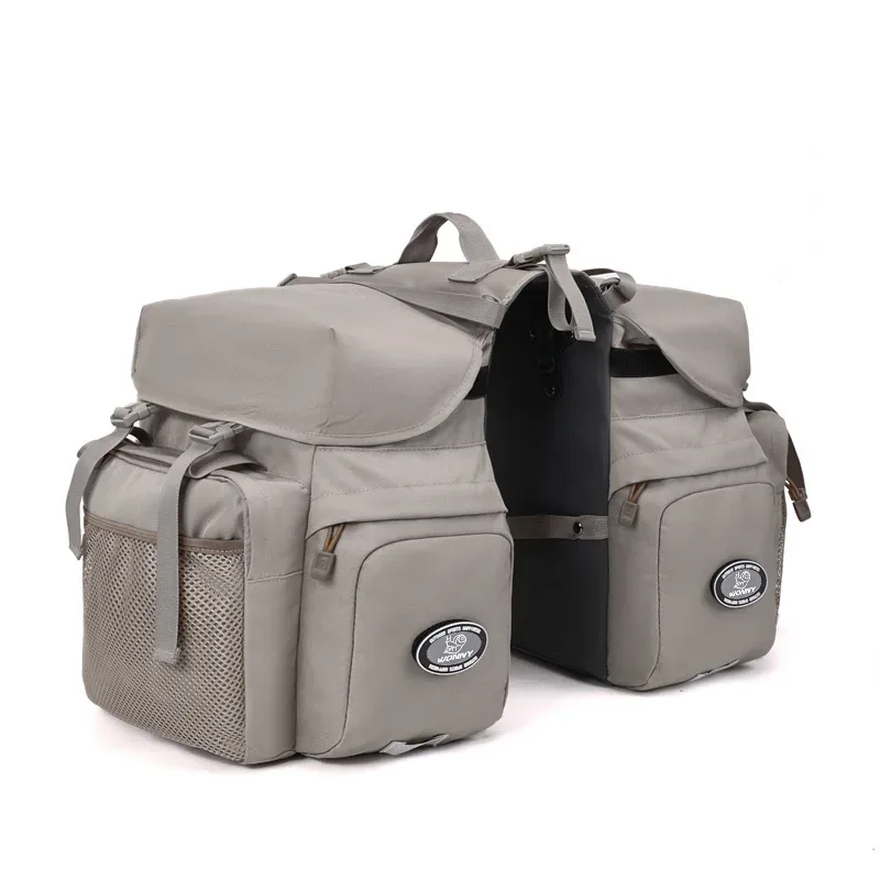 2026 sac de vélo 50l nylon vélo support arrière coffre vélo bagages siège arrière sacoche réfléchissant cyclisme stockage vélo accessoires