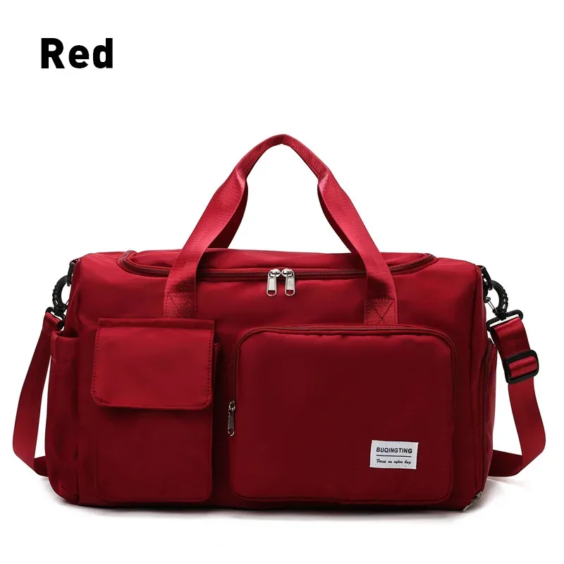 markroyal-sacs de voyage en toile imperméables pour femmes, sac de sport, sacs de sport, compartiment à chaussures initié, sac à main de poche, livraison directe