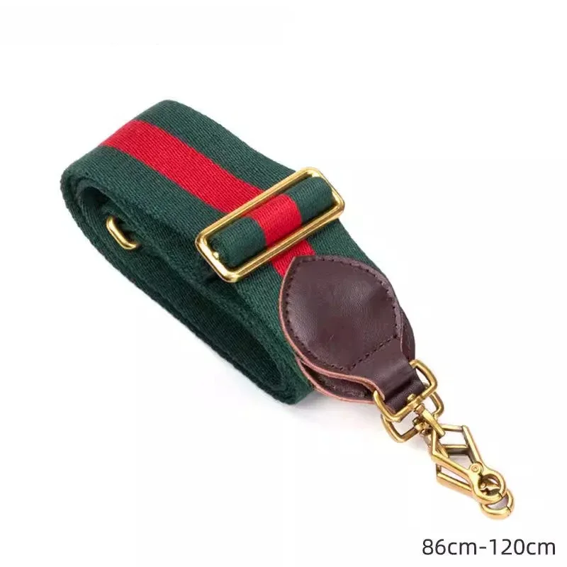sangle de sac en nylon tressé pour femmes, sangles en cuir pour sac à bandoulière ophidia, ceintures réglables, sangles de sac à main