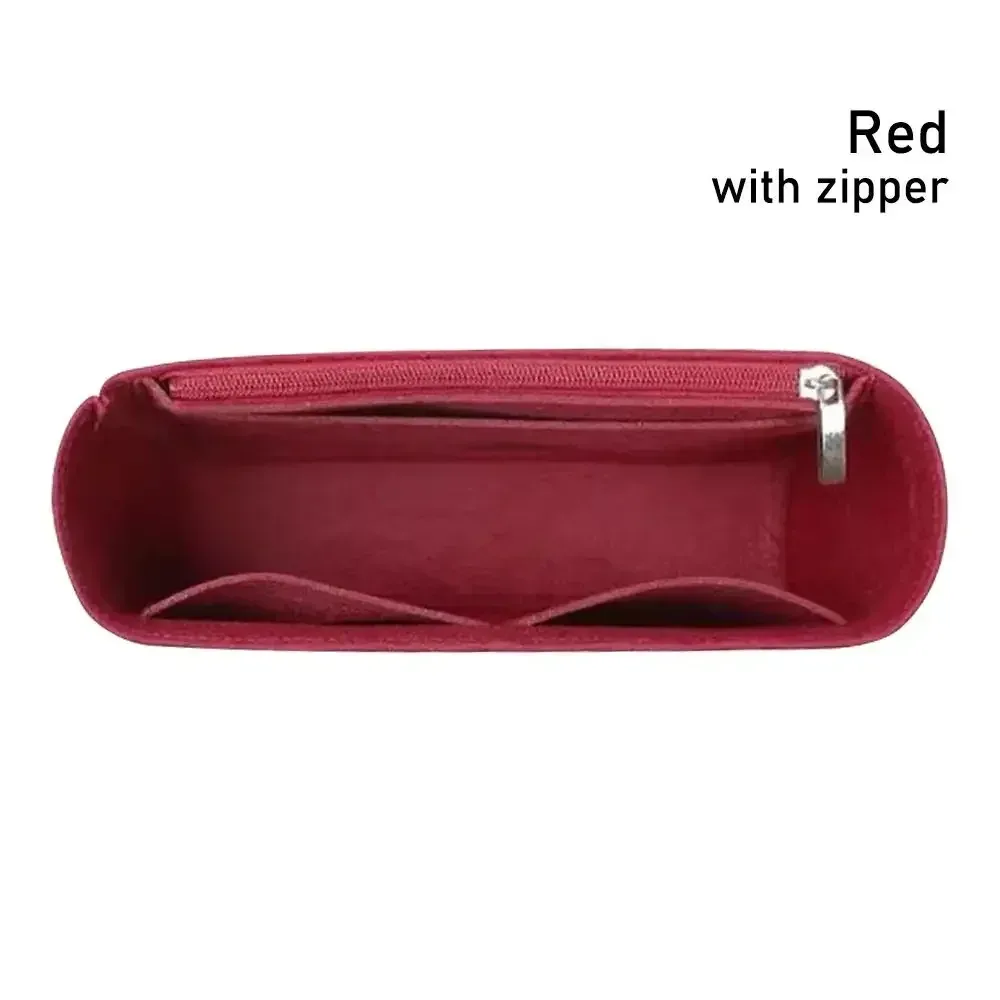 sac de doublure multi-poches, insertion de sac à main en feutre, mini sac de rangement, évalué pour longchamp