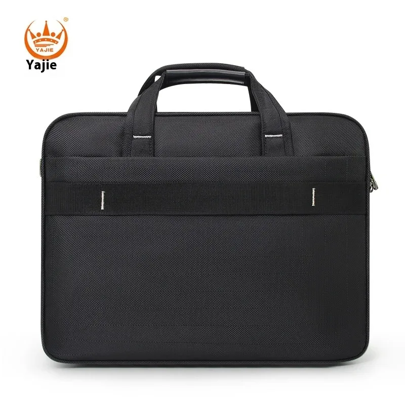porte-documents en toile imperméable pour hommes d'affaires, grande capacité, sac pour ordinateur portable de 15.6 pouces, sac de travail, sacs d'affaires, sac de bureau officiel