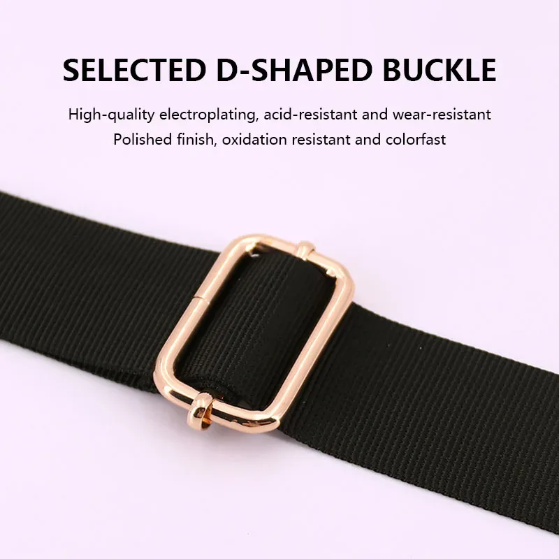 sangle de remplacement pour sac à bandoulière, pour porte-documents, sacs à bandoulière pour hommes, sangle réglable noire, accessoires de décoration pour sacs pour femmes