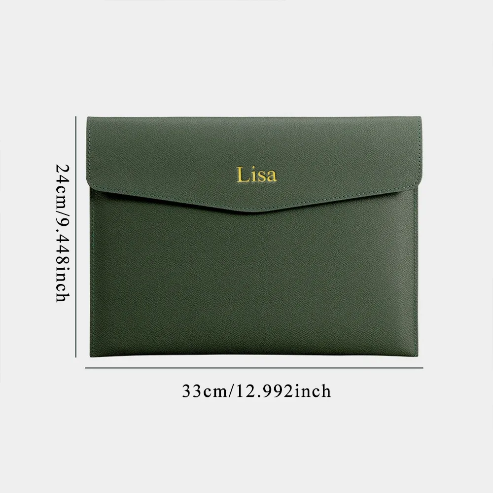sacs de fichiers en cuir a4 personnalisés pour lettres, sacs à documents officiels, sacs matériels et sacs de rangement pour le bureau d'affaires