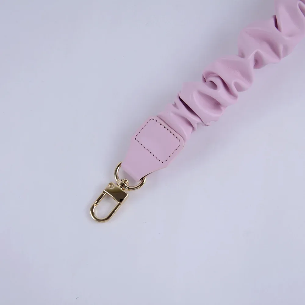 nouveau sac froissé en cuir bretelles plissées courtes longues plis poignées épaule sous les bras sangle remplacements sac à bandoulière accessoires