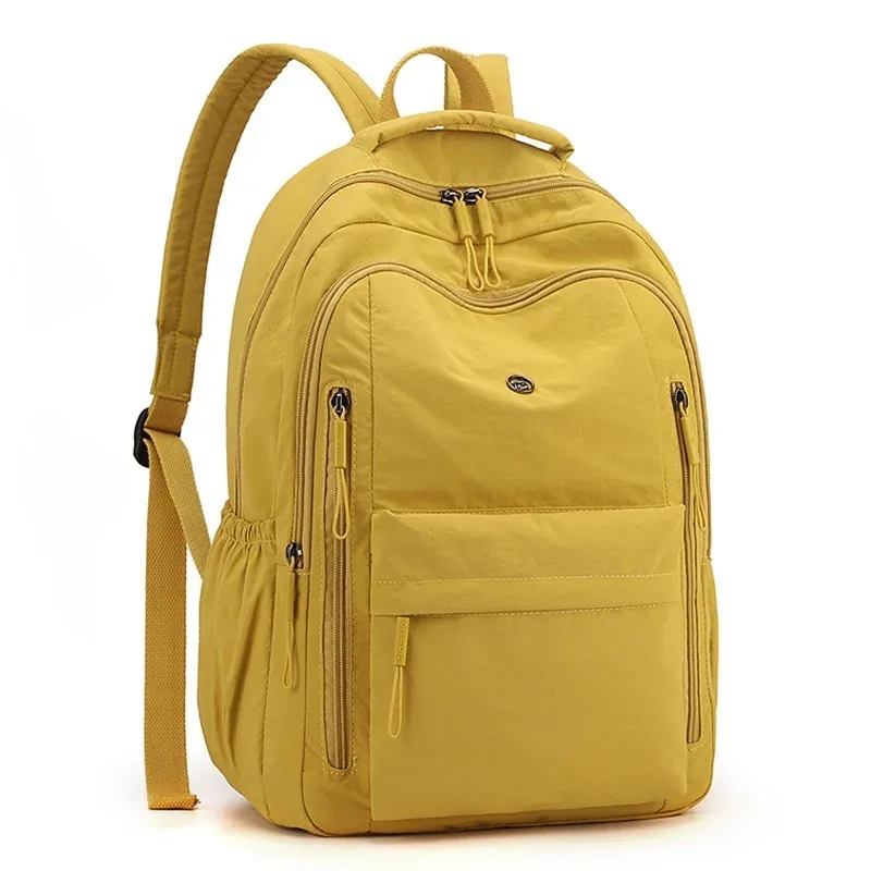 Nesitu léger A4 grande capacité noir gris bleu rose vert jaune 14 pouces ordinateur portable hommes femmes voyage sac à dos sac d'école M394