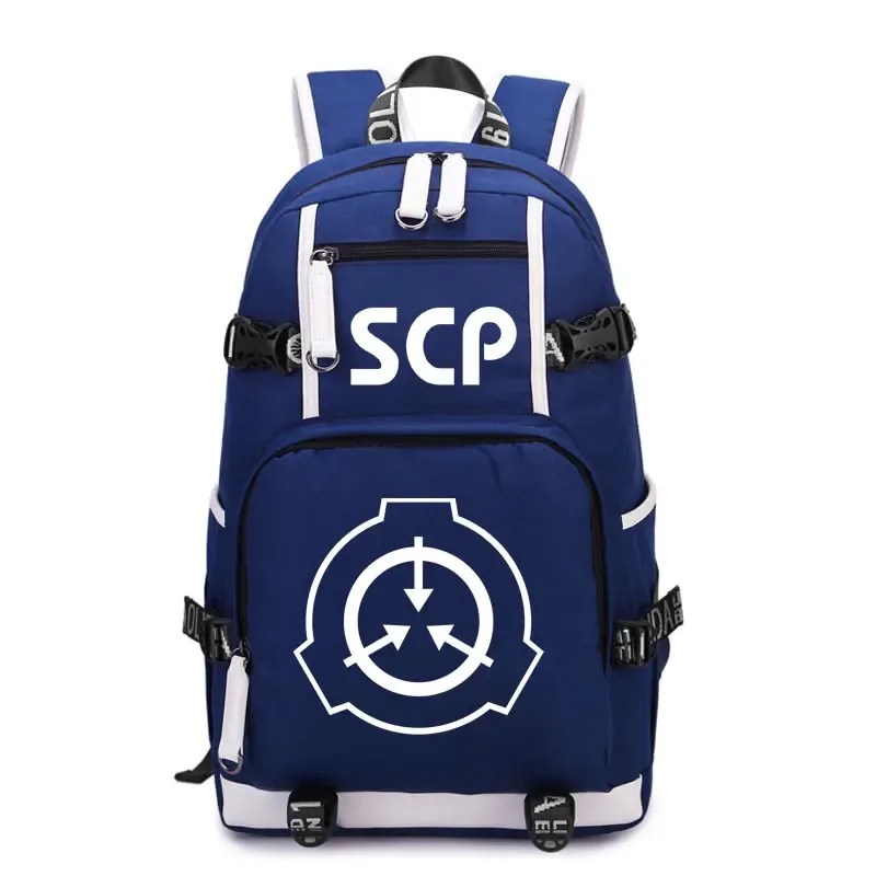 sac à dos scp secure contain protect, cartable noir, sacs d'école de dessin animé, sac à dos de voyage lumineux, sacs initiés par ordinateur portable usb