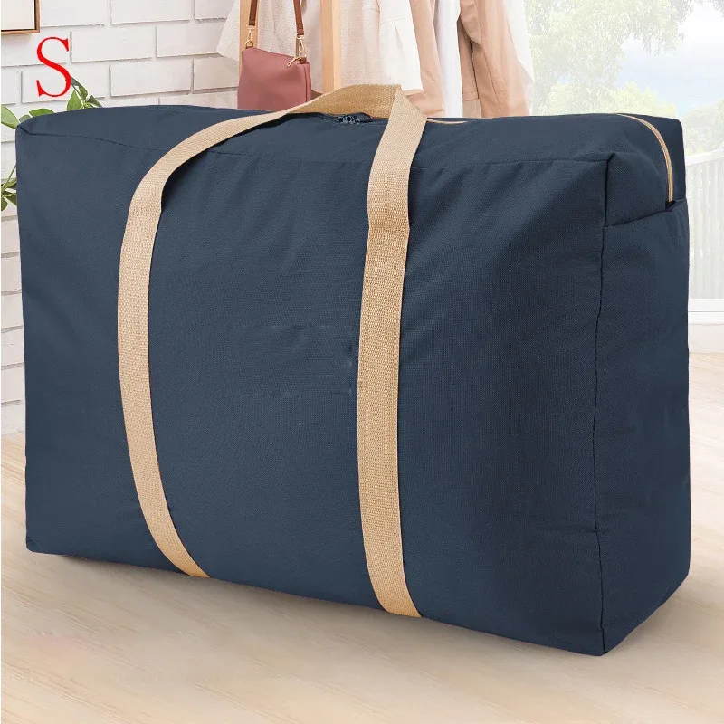 sacs de rangement de vêtements de voyage portables épais, sac à bagages de styliste étanche à fermeture éclair, sac à main pour maison mobile, paquet résistant à l'humidité