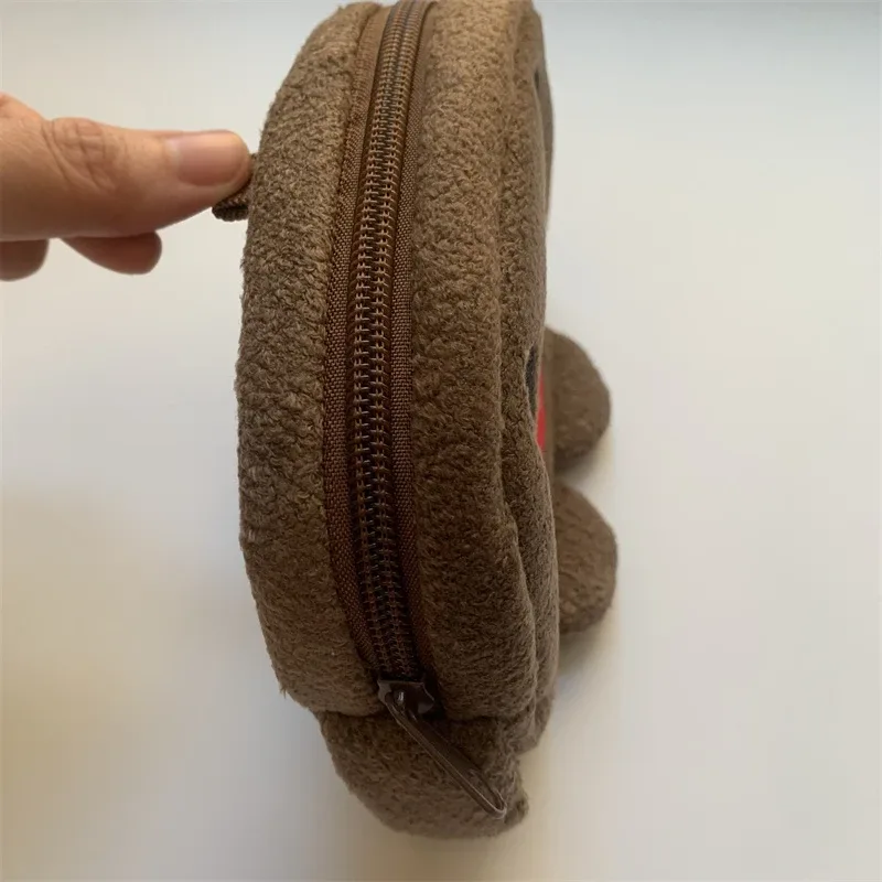 domo kun – sac de rangement multiple en peluche, pochette de rangement de maquillage, porte-monnaie mignon kawaii, portefeuille, sacs à cosmétiques, trousse de maquillage de beauté