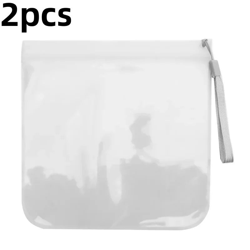 1/2/4 pièces bagages transparent voyage utilisation étanche vol maquillage étanche pour les femmes réutilisable aéroport sécurité sac de rangement