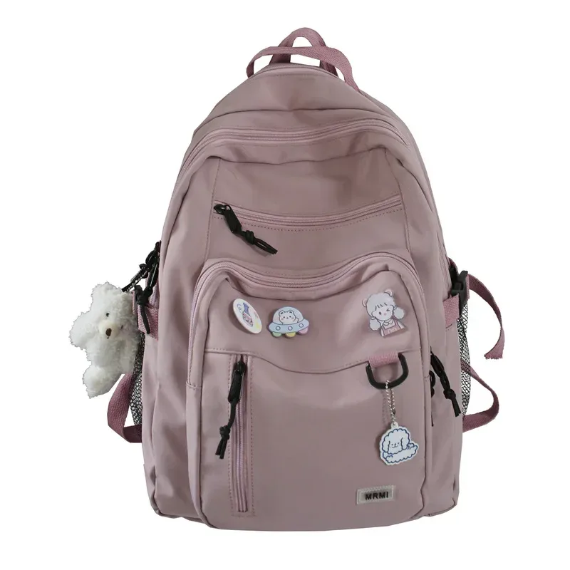 nouveau grand sac à dos tendance pour étudiantes, sac d'école fille grande capacité, sac à dos femme mignon pour loisirs et voyage, mochila