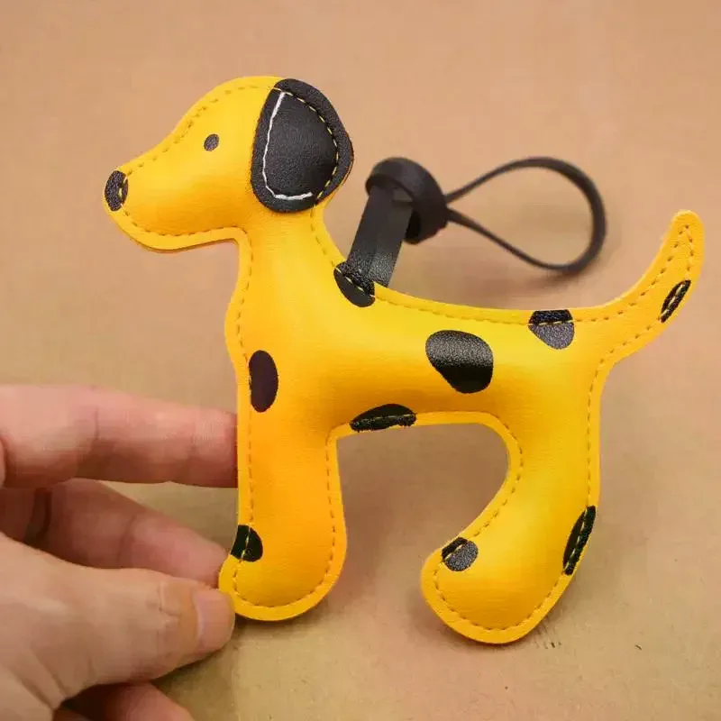  pendentif de sacs à bandoulière, breloque chien mignon, corde en cuir pour sacs à dos, accessoires de bricolage, cadeau idéal pour femmes