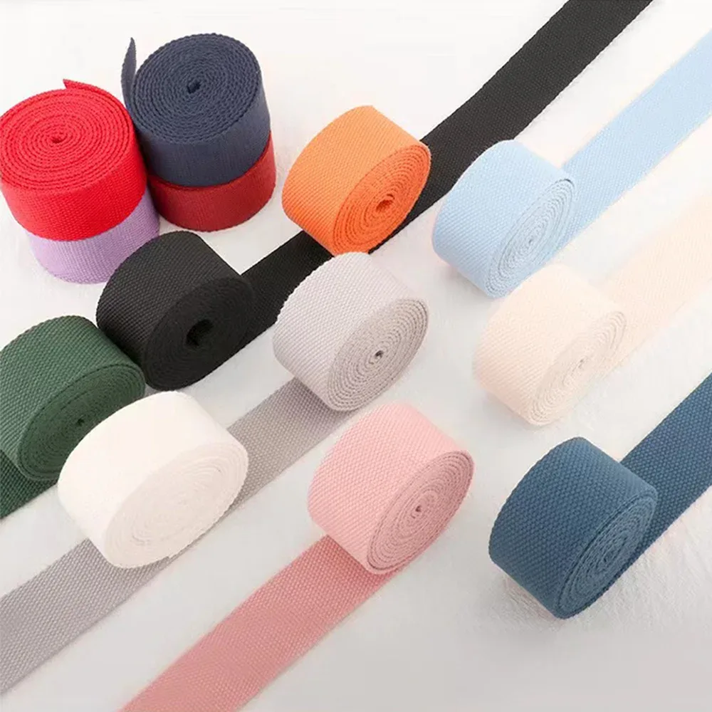cerclage de sangle portable 5m x 32mm, pour sac à dos, bricolage, accessoires de ceinture de couture, ruban de décoration pour vêtements