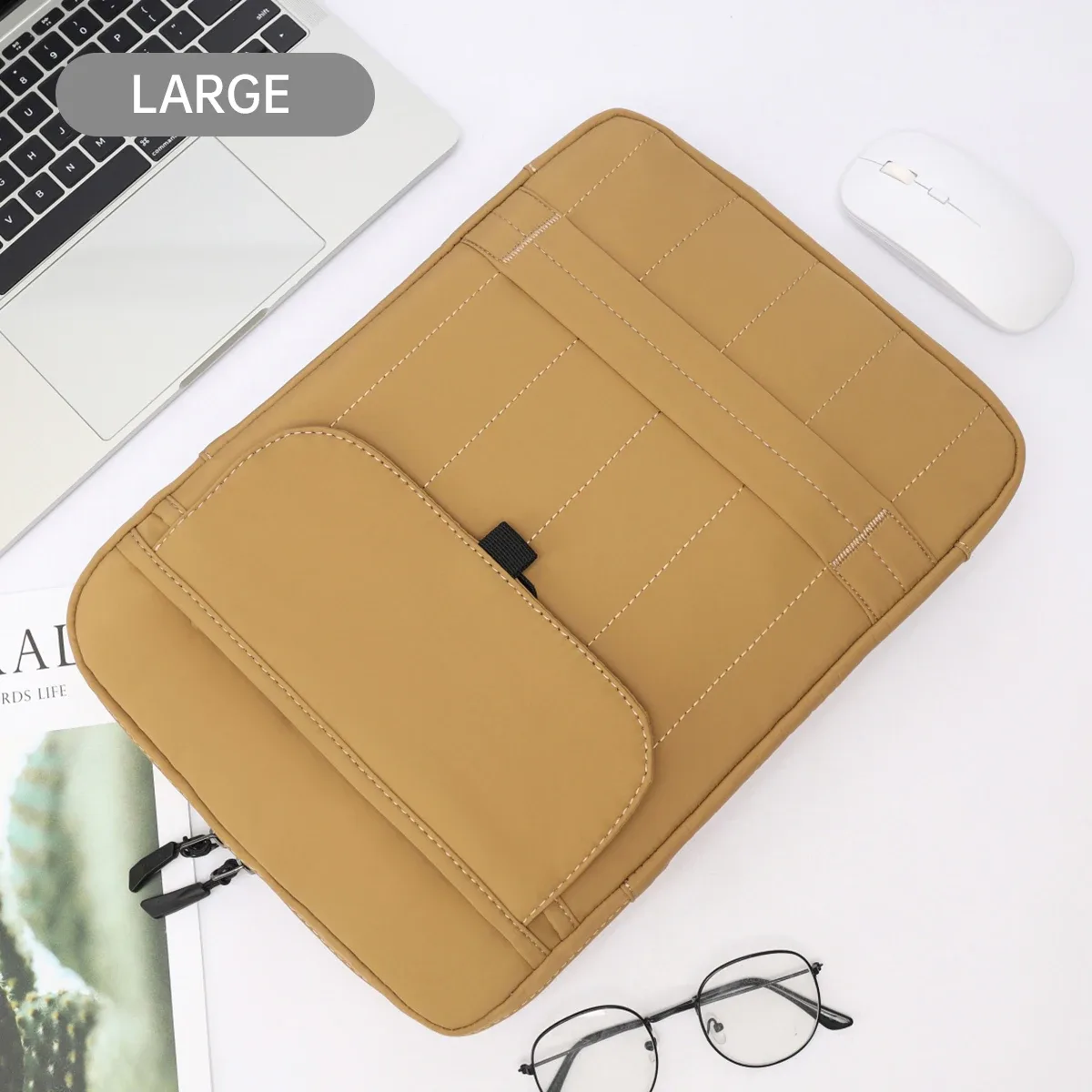 macbook air 13 pouces sac d'ordinateur 15 pouces m4 sac fourre-tout ipad pro tablette sac de rangement mallette d'affaires apple sac à bandoulière sac à main pour ordinateur portable 14 pouces