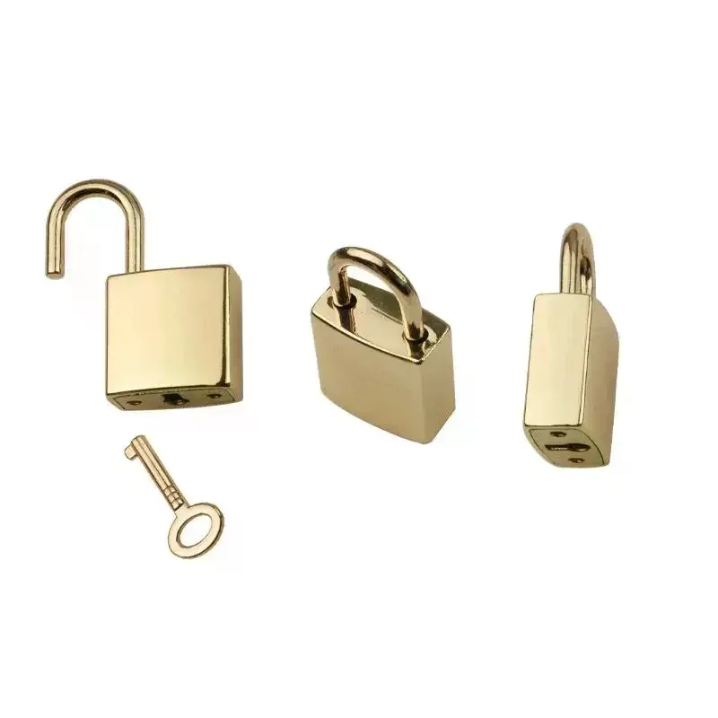 cadenas miniatures en métal de haute qualité avec clé pour bagages, boîte à bijoux, boîte de rangement, journal, valise, sac – ensemble de cadenas