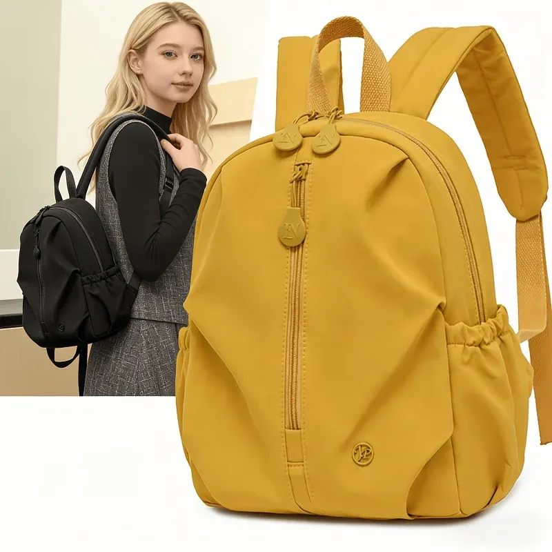 sac à dos antivol en nylon grande capacité pour femme avec compartiment multifonctionnel pour ordinateur portable, idéal pour les trajets quotidiens et les déplacements