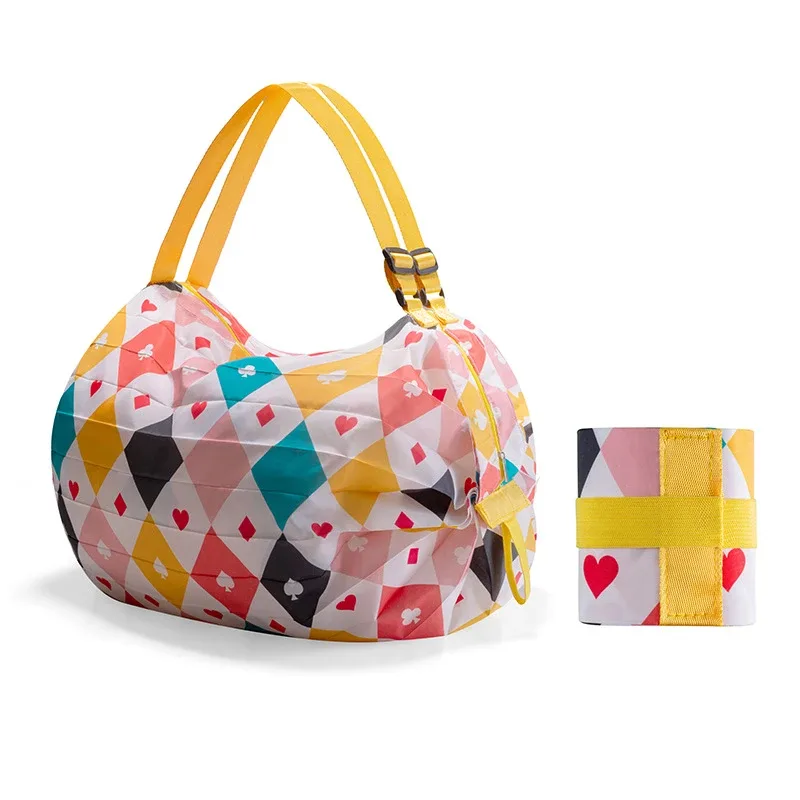sac de rangement pliable avec poignée, sacs à main de voyage portables camouflage, sac de shopping grande capacité, nouveau 2026