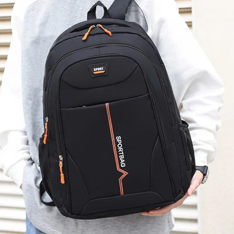 sac à dos professionnel respirant et rembourré, élégant et ergonomique avec fermeture éclair contrastante pour le bureau, l'université, les déplacements en extérieur