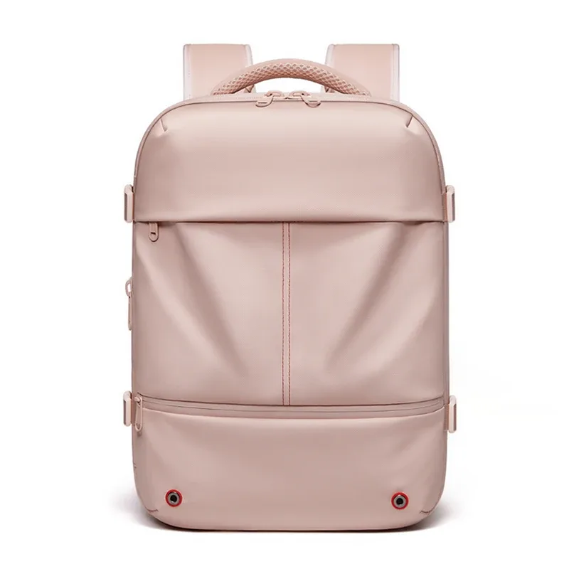 sac à dos de voyage pour femme, sac à dos pour ordinateur portable de 16 pouces avec compression sous vide, sac à dos d'école avec chargement usb, sac à dos de randonnée étendu pour affaires