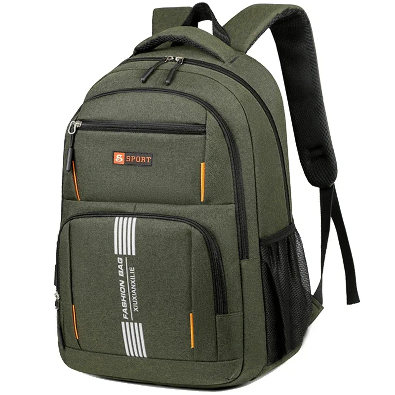 sac à dos minimaliste pour hommes, sac à dos léger en nylon avec plusieurs compartiments de rangement pour l'école et les voyages de week-end