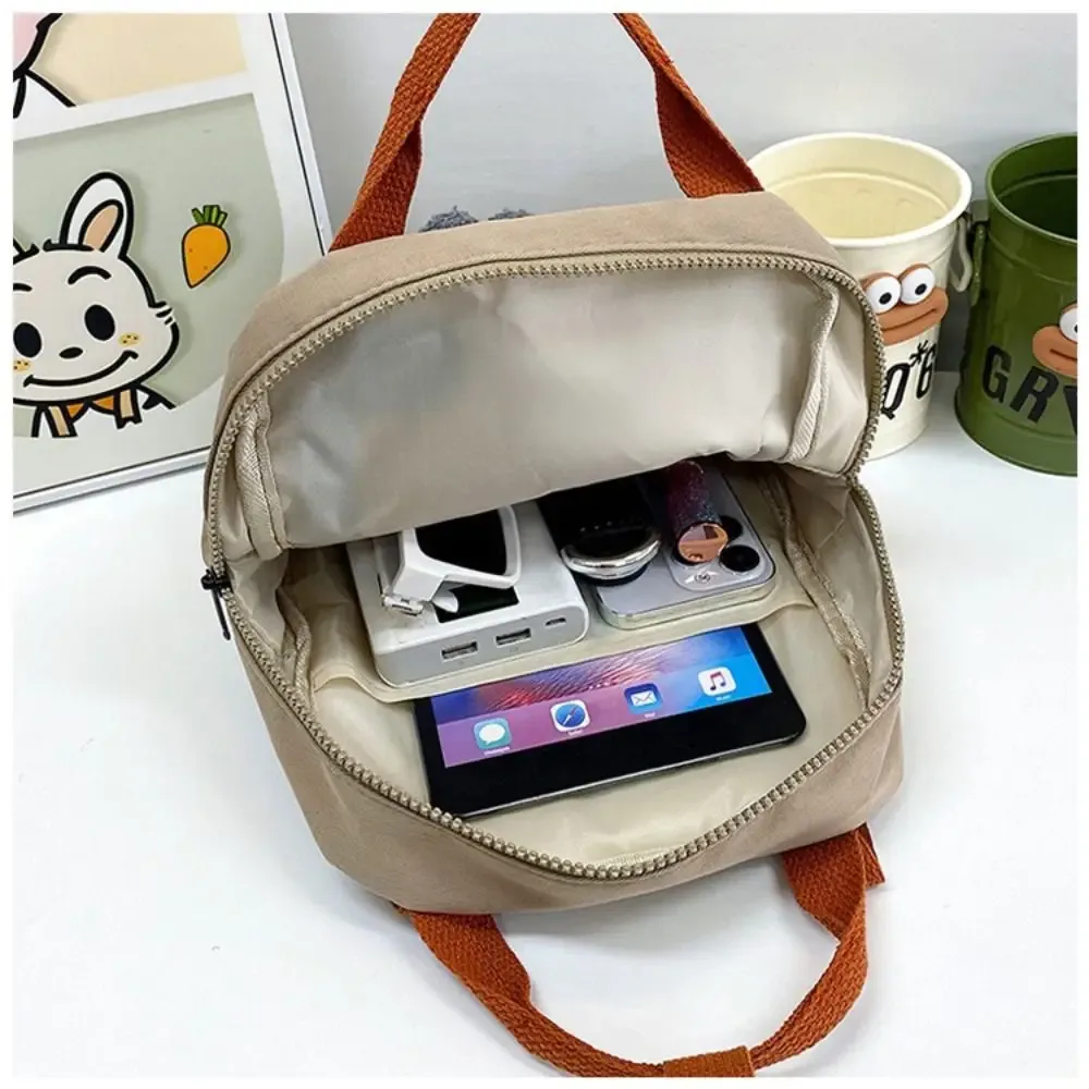 col long petit dinosaure maternelle enfants sac à dos dessin animé crochet cheveux brodé mignon sac à dos toile