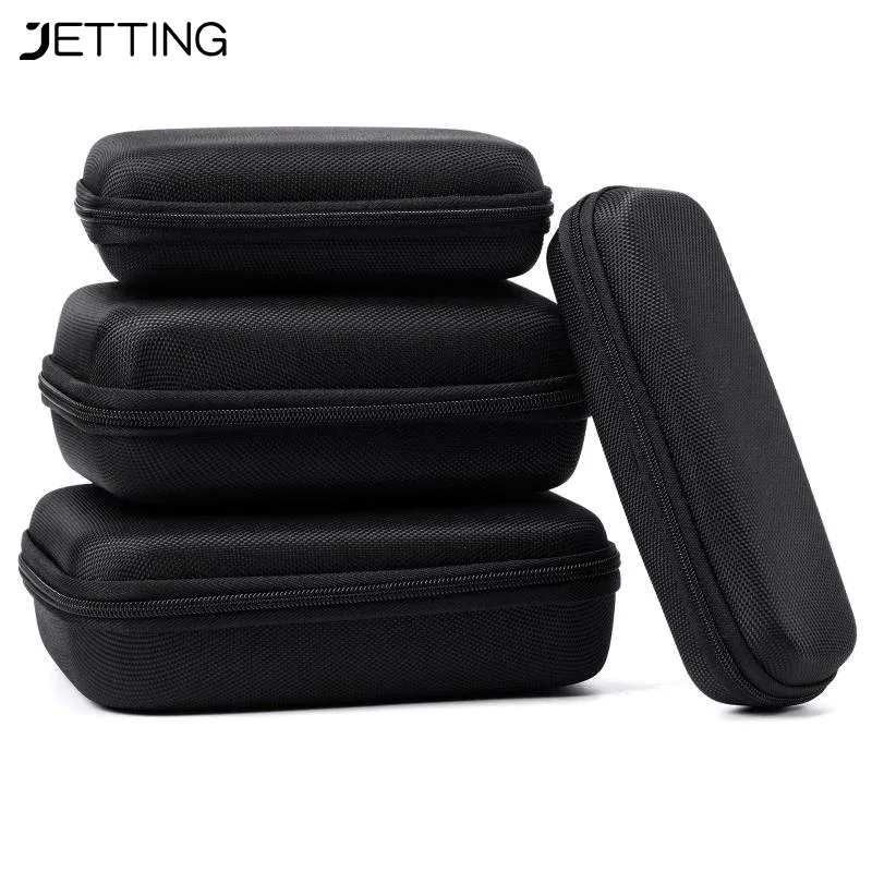 mini étui de rangement rigide en eva, organisateur portable pour petits accessoires électroniques, sac de transport pour voyage, noir
