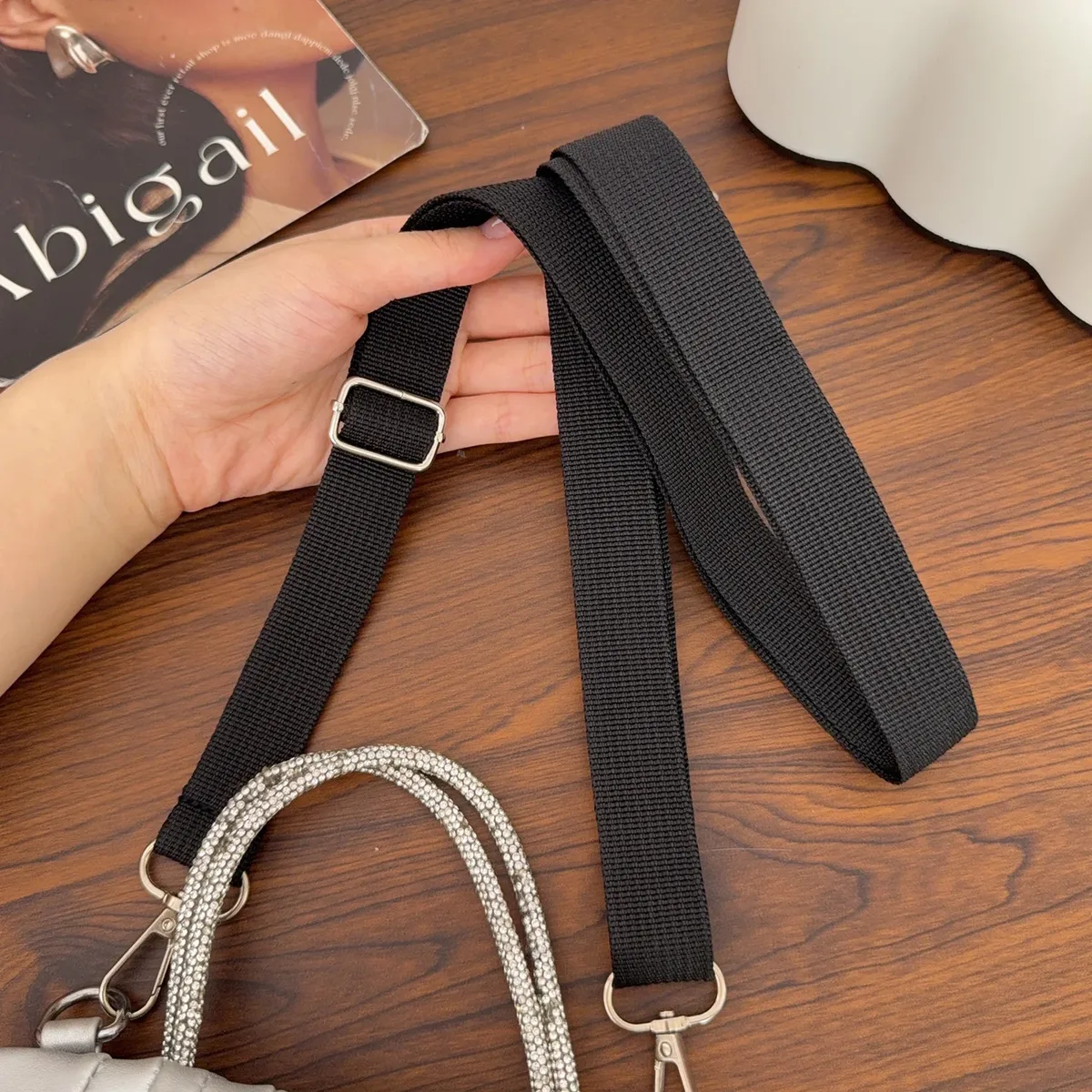 sangle de sac à bandoulière longue de 80-160 cm, large et tendance, sangle de remplacement pour sacs, accessoires pour sacs messager femme, correa de repuesto