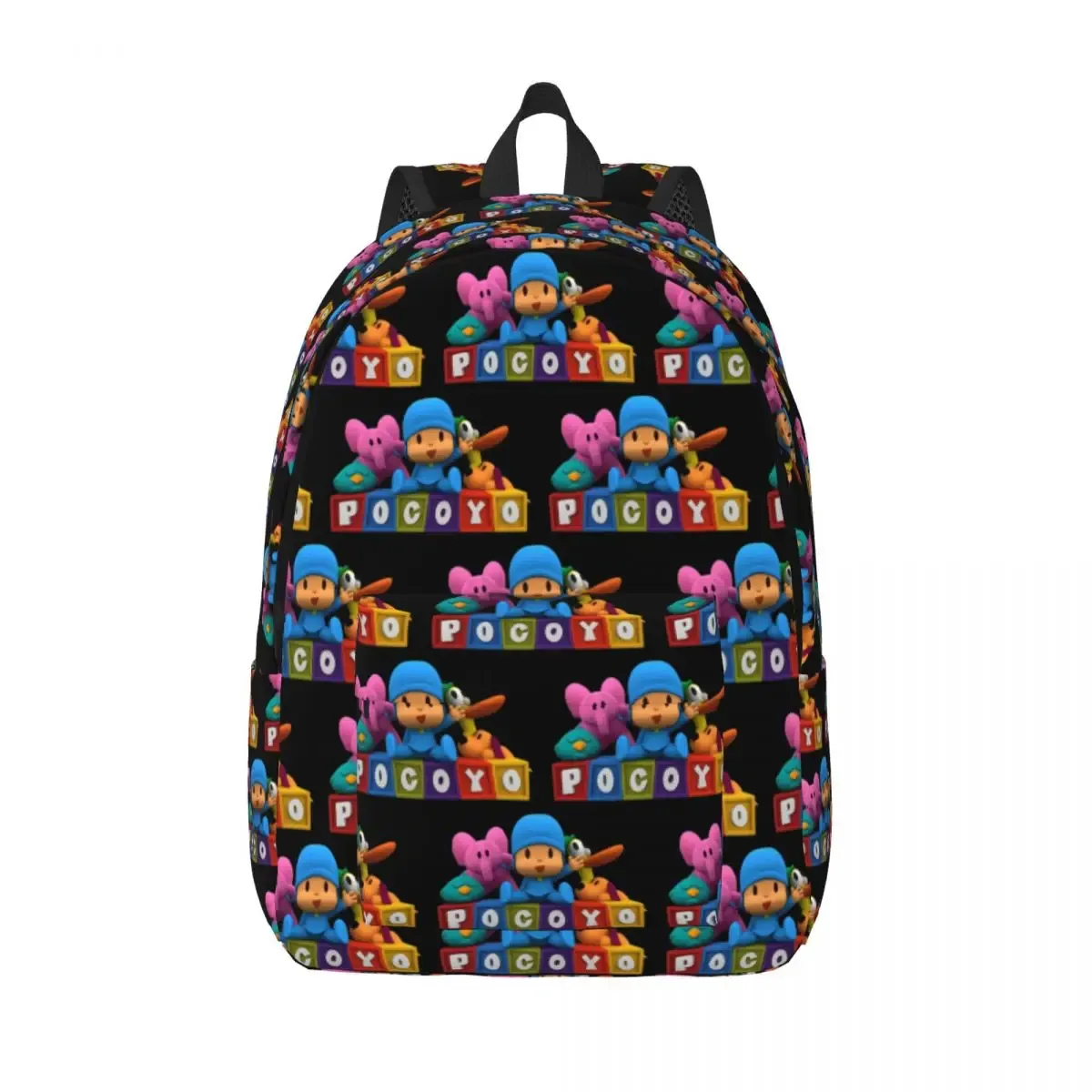pocoyo étudiant sac à dos sac d'école randonnée voyage sac à dos pour hommes femmes mode bookbag sacs à bandoulière