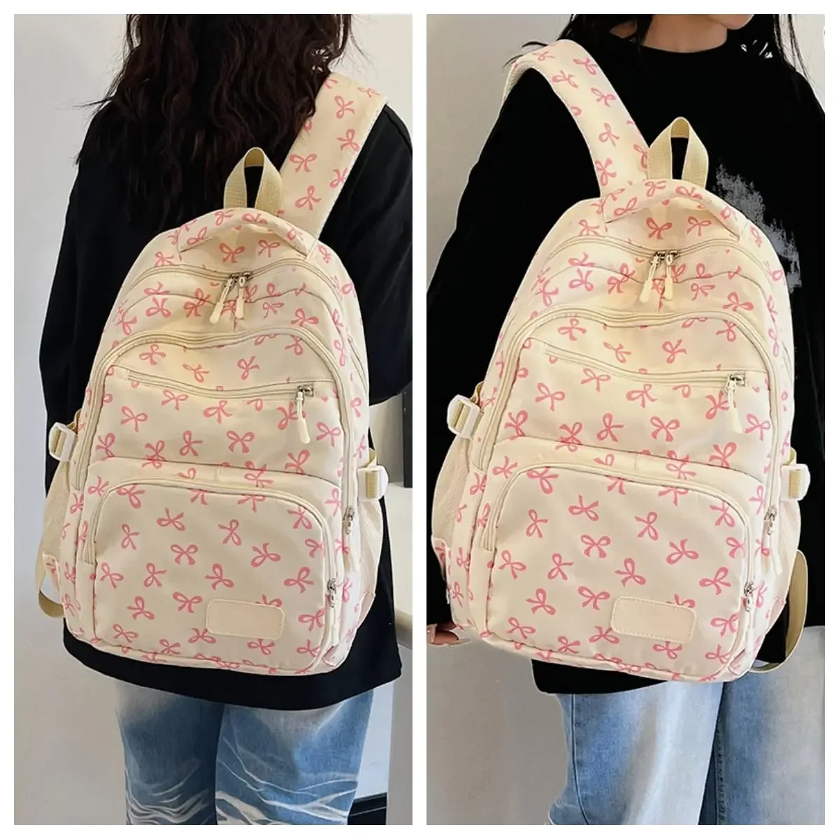 sac à dos pour fille sac à dos mignon arc sacs de voyage complets sac à dos léger sacs de classe pour fille lycéens sac d'école