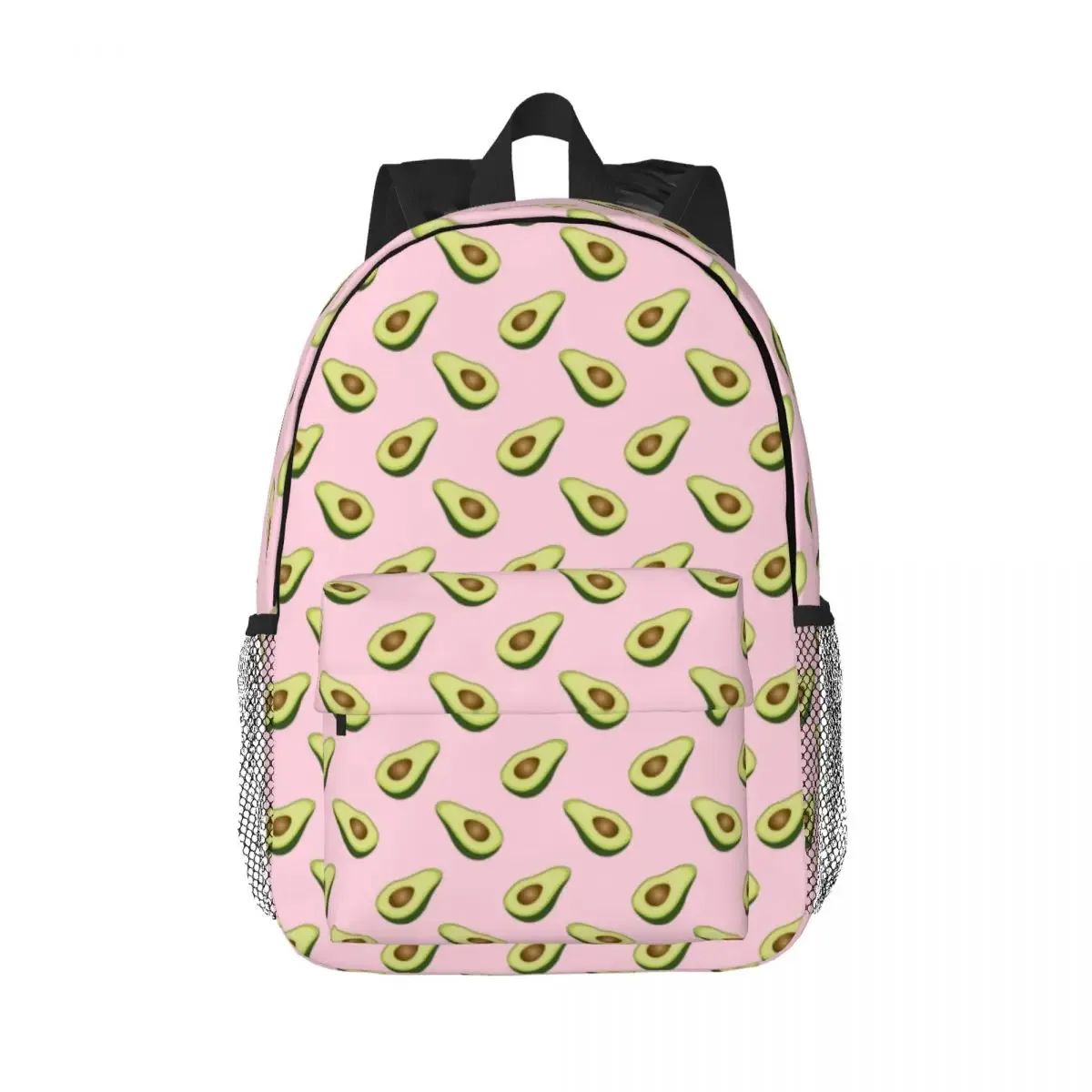 sac à dos à motif léopard avocat vert pour hommes et femmes, cartable pour étudiants, convient aux sacs pour ordinateur portable 15 pouces