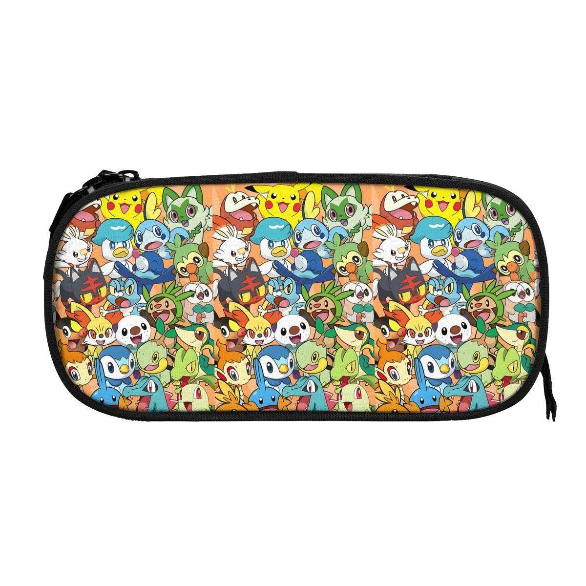 sacs à thème pokemon personnalisés, grande capacité, pour enfants, trousse à crayons pour garçons et filles