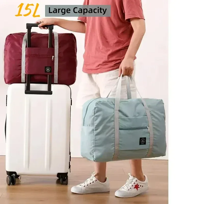 sac de voyage pliable pour femmes et hommes, léger, grande capacité, voyage de sport, week-end pour valises et